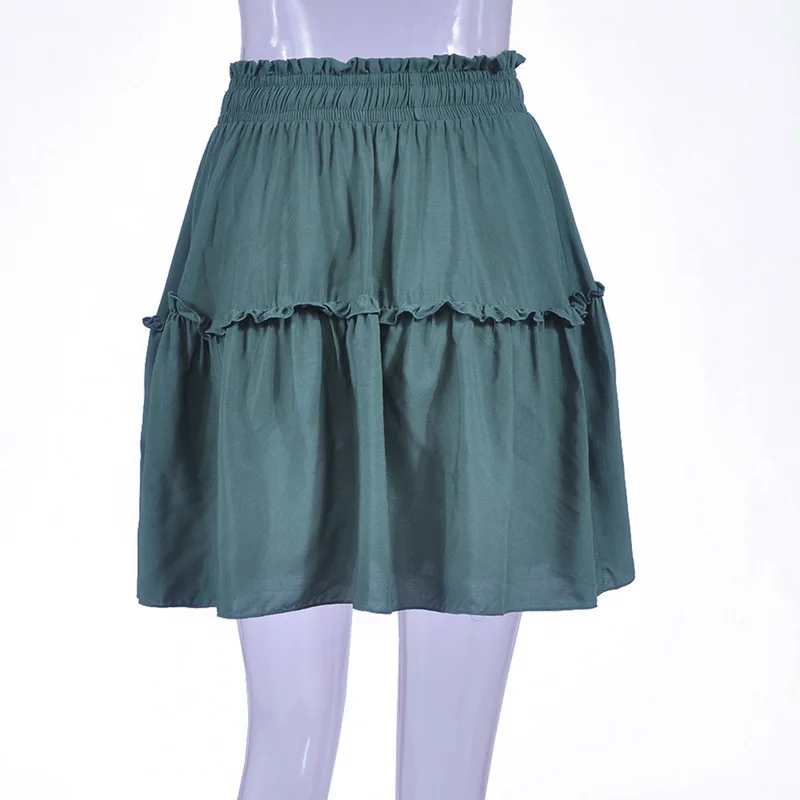 Spring Summer Skirts Casual Loose Sweet Sexy Lace Up Pleated Skirt Women Elastic High Waist Fold Mini Skirt Womens Saias
Spring Summer Skirts Casual Loose Sweet Sexy Lace Up Pleated Skirt Women Elastic High Waist Fold Mini Skirt Womens Saias