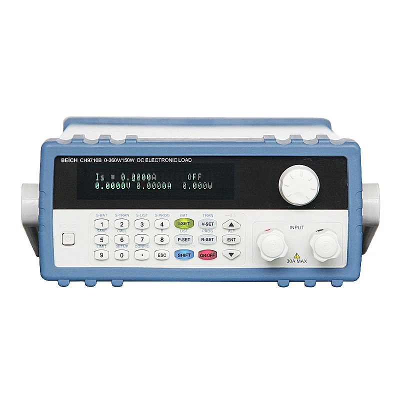 Fast arrival CH9710B Programmable DC Electronic Load 150W/360V/30A perfect alternative CA5015 With VDF Display
Fast arrival CH9710B Programmable DC Electronic Load 150W/360V/30A perfect alternative CA5015 With VDF Display