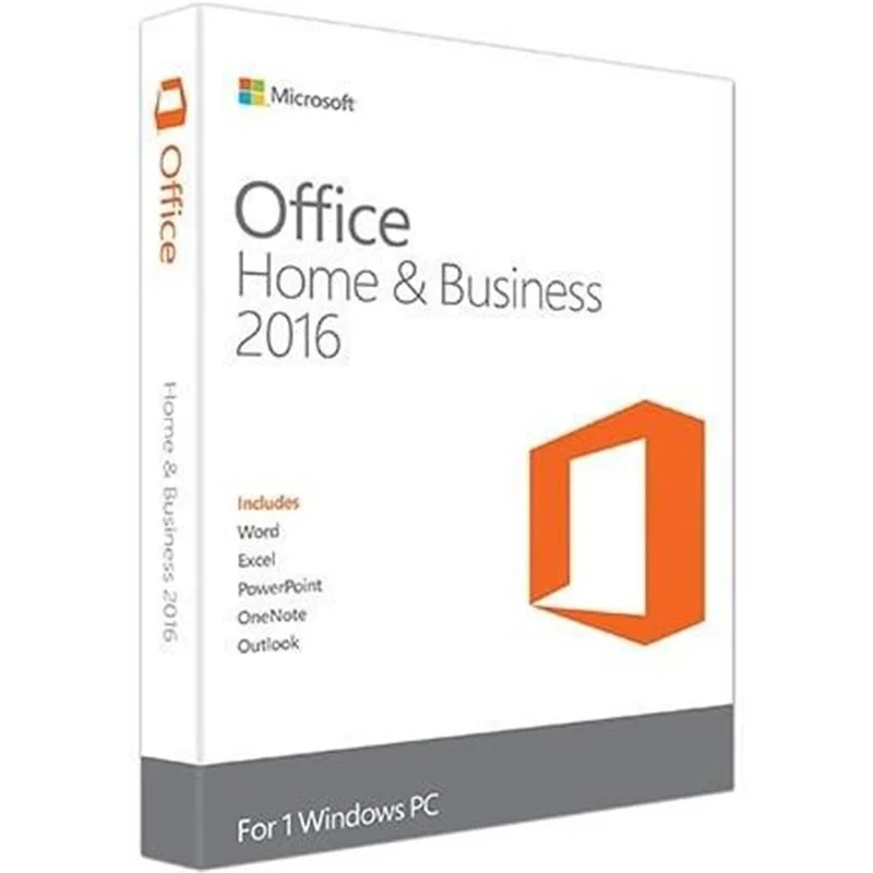 Microsoft Office для дома и бизнеса 2016 лицензии на Windows код ключа товара в розничной
