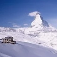 Отель на Полярном ландшафте Matterhorn Zermatt Постер "Швейцария" Print (18x6) | Дом и сад