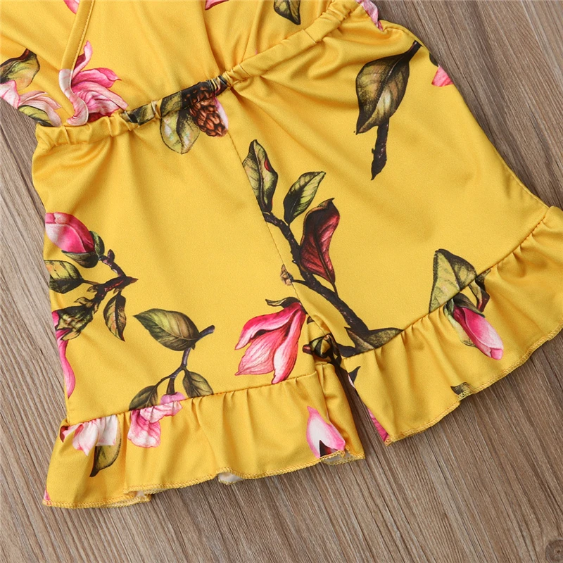 2019 New Kids Baby Girls Floral One-piece Romper Jumpsuit Outfits Summer Clothes 2 Colour
2019 New Kids Baby Girls Floral One-piece Romper Jumpsuit Outfits Summer Clothes 2 Colour