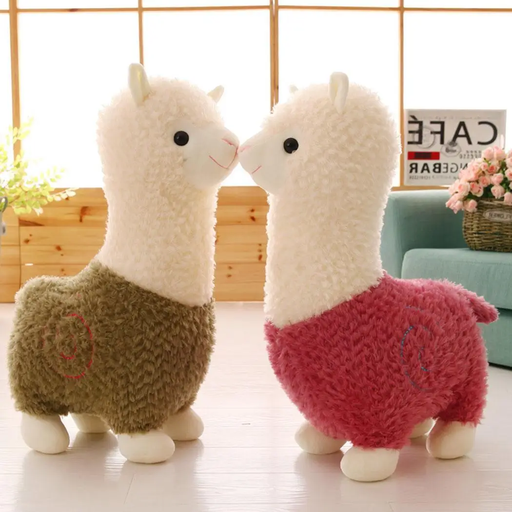 New Kids Children Baby Girls Cotton Blend Plush Cute Small Alpaca Doll Toys Purple Pink Green | Игрушки и хобби