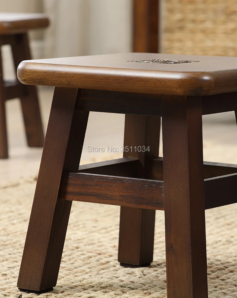Japanese Antique Wooden Round Stool solid Wood Small Asian Traditional Furniture Living Room Portable Low Stand Stool Design
Japanese Antique Wooden Round Stool solid Wood Small Asian Traditional Furniture Living Room Portable Low Stand Stool Design