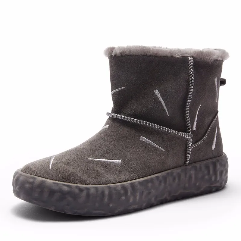 Зимние мужские модные Утепленные ботинки из хлопка для прогулок езды на лыжах