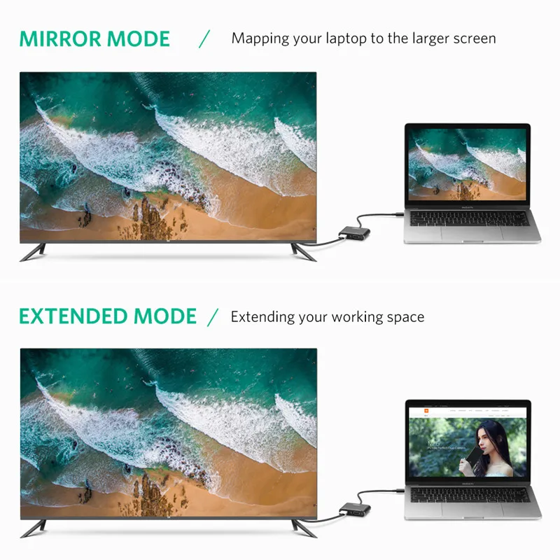 Wiistar USB Type c to HDMI VGA Audio Adapter USB 3.1 to VGA HDMI 3.5mm 1 in 3 out for Laptop Macbook Huawei Mate 10/20 P20
Wiistar USB Type c to HDMI VGA Audio Adapter USB 3.1 to VGA HDMI 3.5mm 1 in 3 out for Laptop Macbook Huawei Mate 10/20 P20