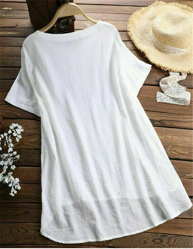 Women Plus Size Loose T-Shirt Ladies Summer Short Sleeve T Shirts 2019 Fashion Retro Tunic Casual Tops S-5XL
Women Plus Size Loose T-Shirt Ladies Summer Short Sleeve T Shirts 2019 Fashion Retro Tunic Casual Tops S-5XL