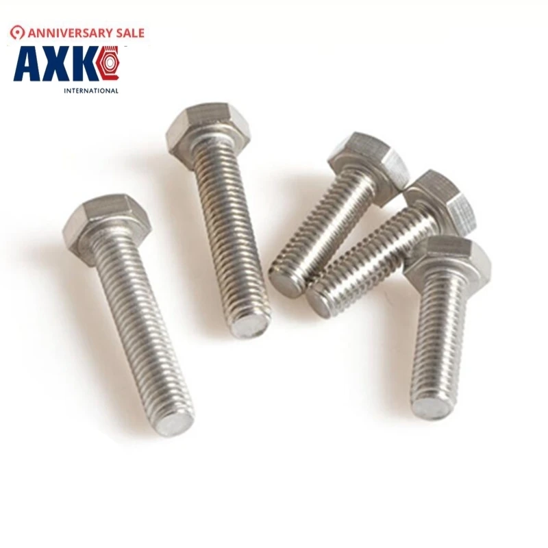 Axk 50 шт. Din933 M5 5 мм 304 шестигранный болт из нержавеющей стали M5 * 8/10/12/1/16/18/20/25/30/35/40/45/50 мм
Axk 50 шт. Din933 M5 5 мм 304 шестигранный болт из нержавеющей стали M5 * 8/10/12/1/16/18/20/25/30/35/40/45/50 мм