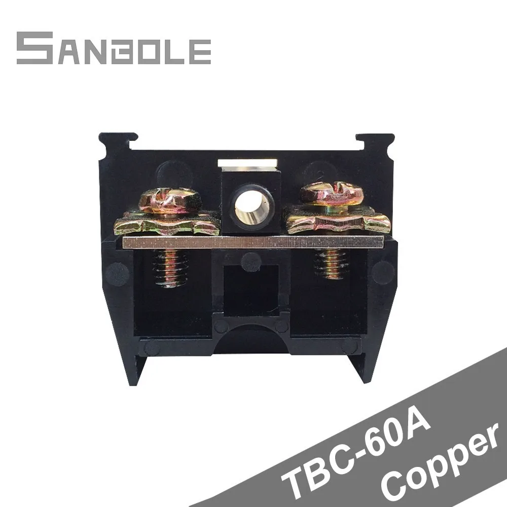Terminal blocks TBC-60A Group Type 60A / 600V General Purpose Connection with screws Terminal Row Plate Copper (10pcs)
Terminal blocks TBC-60A Group Type 60A / 600V General Purpose Connection with screws Terminal Row Plate Copper (10pcs)