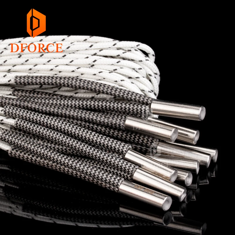 DFORCE 3D Printer 6*20MM 12V/24V 50W Heater Cartridge With 100CM cable For 3D Printer for V6 HOTEND Volcano MK8 MK9
DFORCE 3D Printer 6*20MM 12V/24V 50W Heater Cartridge With 100CM cable For 3D Printer for V6 HOTEND Volcano MK8 MK9