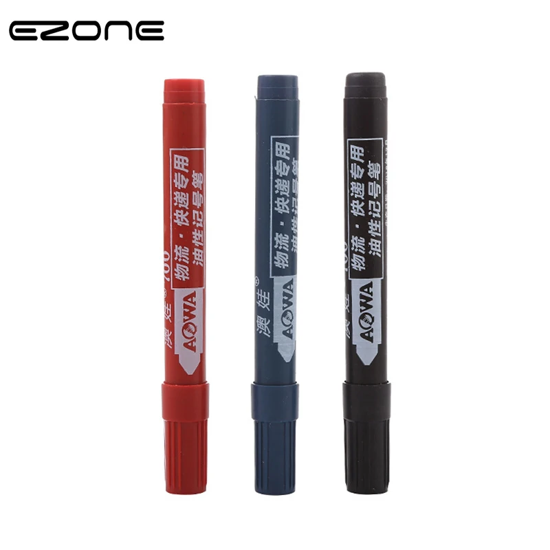 EZONE 2PCS Oil Marker Pen Black/Blue/Red Ink Whiteboard Writing Roller Pen Permanent Ink Thick Head Office Stationery Supply
EZONE 2PCS Oil Marker Pen Black/Blue/Red Ink Whiteboard Writing Roller Pen Permanent Ink Thick Head Office Stationery Supply