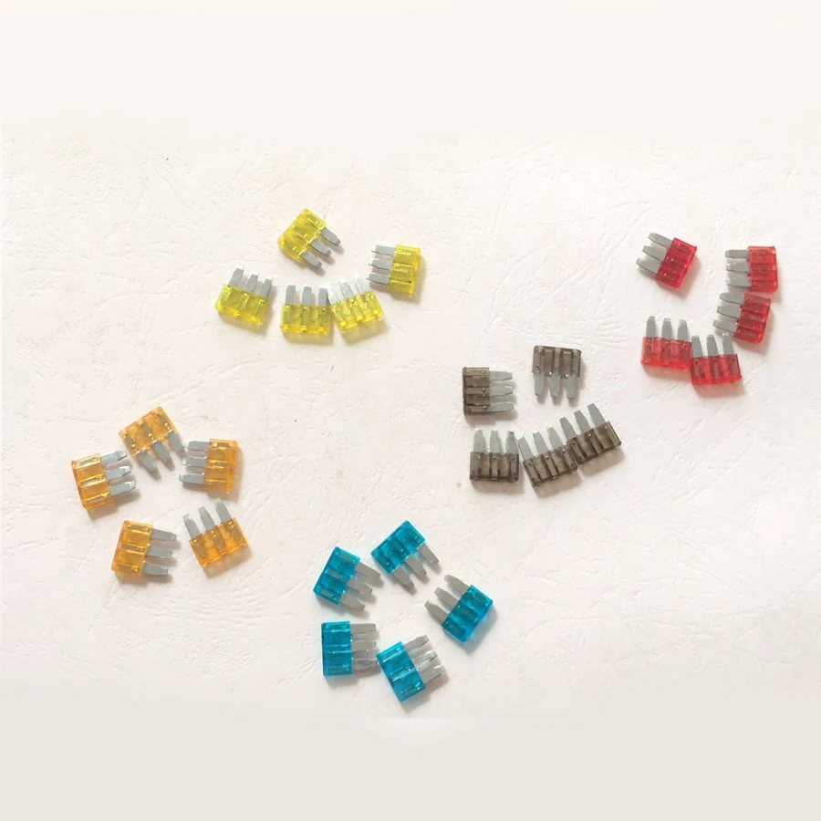 25 Pcs/lot Micro 3 Pins Fuse Automotive Car Fuse For Ford Focus Mondeo Dodge JEEP 5A 7.5A 10A 15A 20A
25 Pcs/lot Micro 3 Pins Fuse Automotive Car Fuse For Ford Focus Mondeo Dodge JEEP 5A 7.5A 10A 15A 20A