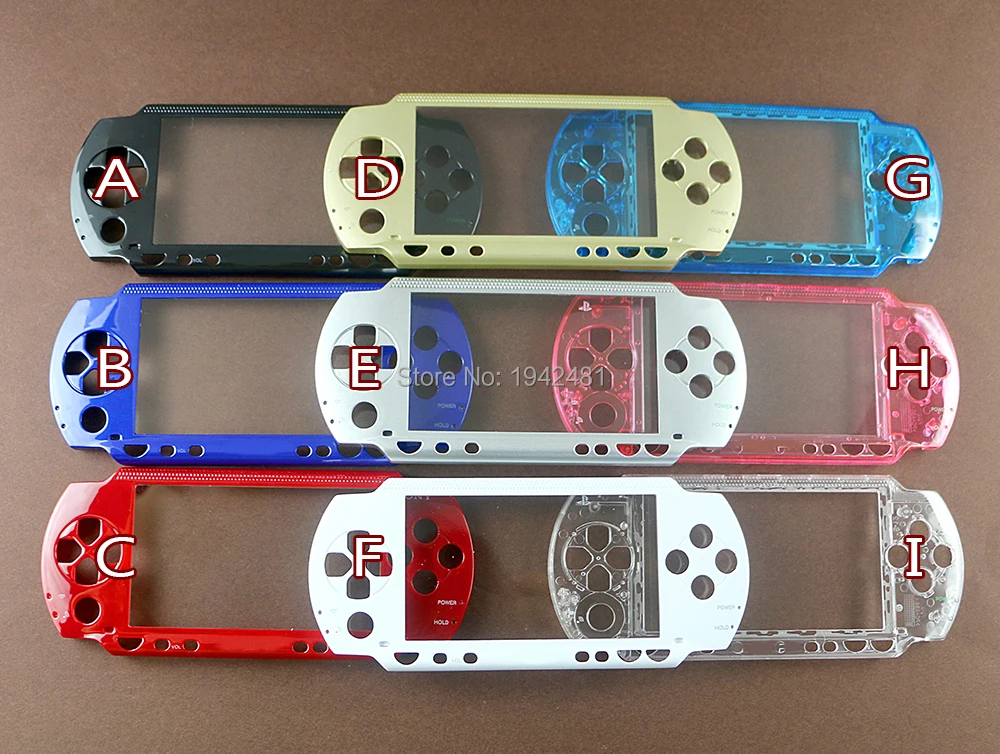 5 шт./лот сменный Корпус Передняя Лицевая панель Крышка для консоли PSP1000 PSP 1000 1001 1006
