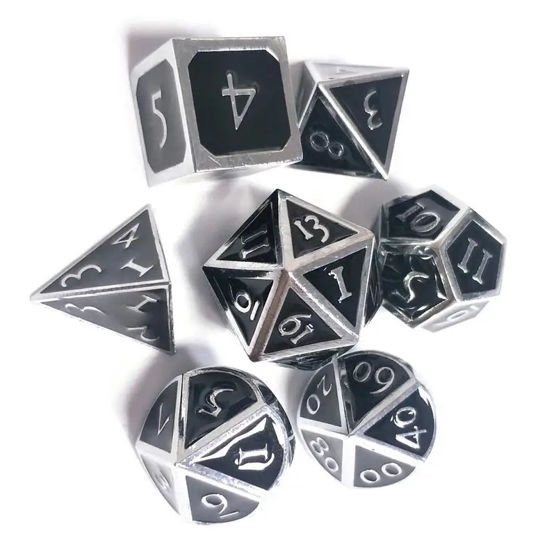 Pcs 12MM20MM New Outlet Font For Dungeons Dragons 7pcsset Innovative RPG Dice DD Metal Dice Set Entertainment Supplies thrifty
Pcs 12MM20MM New Outlet Font For Dungeons Dragons 7pcsset Innovative RPG Dice DD Metal Dice Set Entertainment Supplies thrifty