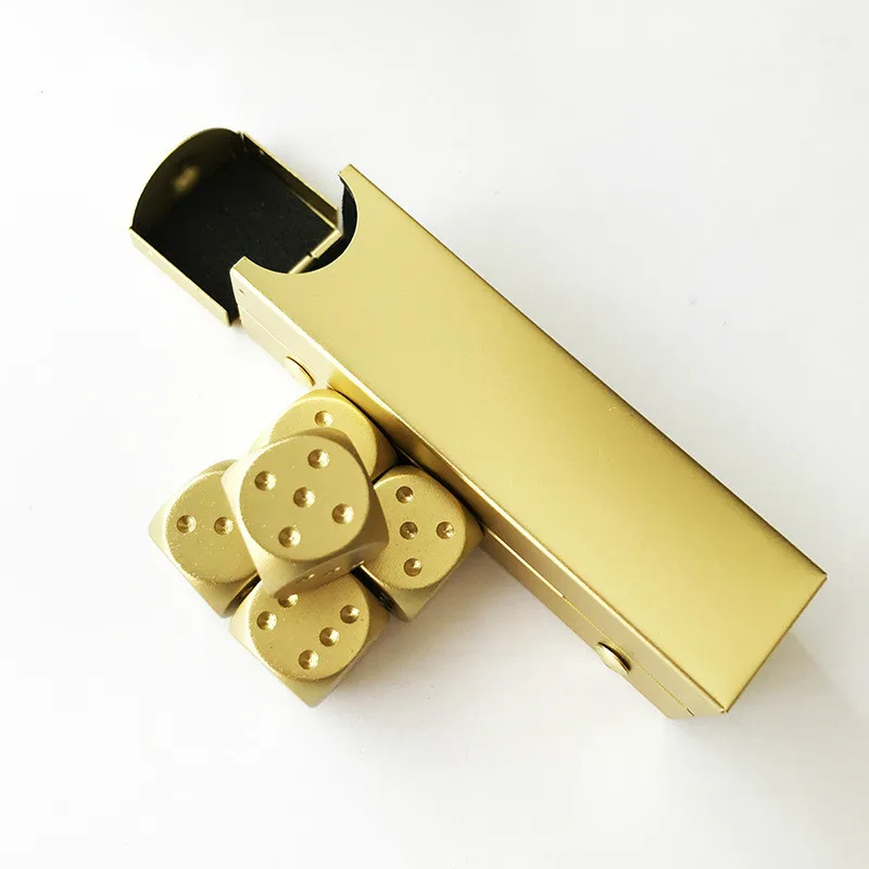 Foreign Trade Selling Aluminum Metal Dice Set KTV Drink Dice Silver Gold Color Dice Color Dice 16mm
Foreign Trade Selling Aluminum Metal Dice Set KTV Drink Dice Silver Gold Color Dice Color Dice 16mm