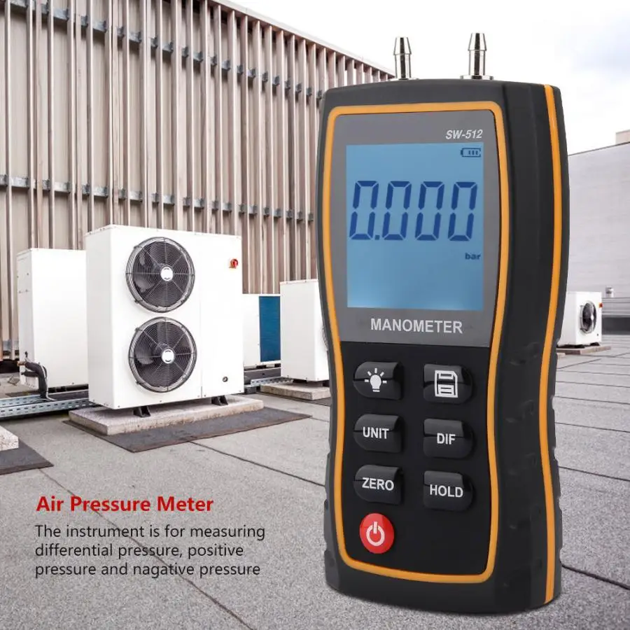 Pressure Gauge SW512 High Accuracy Digital Differential Pressure Gauge Air Pressure Meter Tool digital Pressure Meter
Pressure Gauge SW512 High Accuracy Digital Differential Pressure Gauge Air Pressure Meter Tool digital Pressure Meter