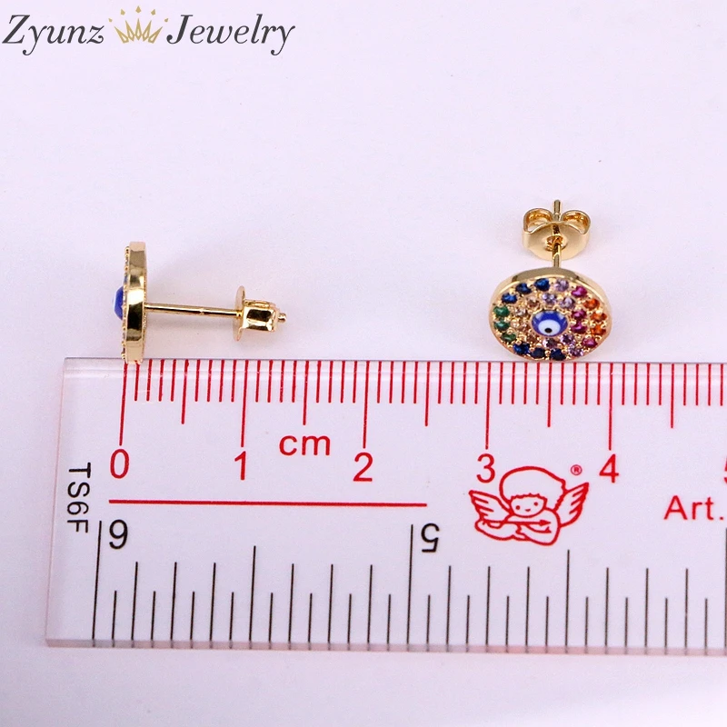 5Pairs ZYZ336-7849 Rainbow cz Eyes Micro Paved tiny cute Stud Earrings For Women Delicate wedding Jewelry
5Pairs ZYZ336-7849 Rainbow cz Eyes Micro Paved tiny cute Stud Earrings For Women Delicate wedding Jewelry
