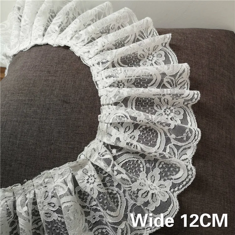 12cm Wide White Tulle 3d Guipure Lace Fabric Cotton Flowers Embroidered Ribbon Ruffle Trim Diy Hand Crafts Curtain Dress Sewing
12cm Wide White Tulle 3d Guipure Lace Fabric Cotton Flowers Embroidered Ribbon Ruffle Trim Diy Hand Crafts Curtain Dress Sewing