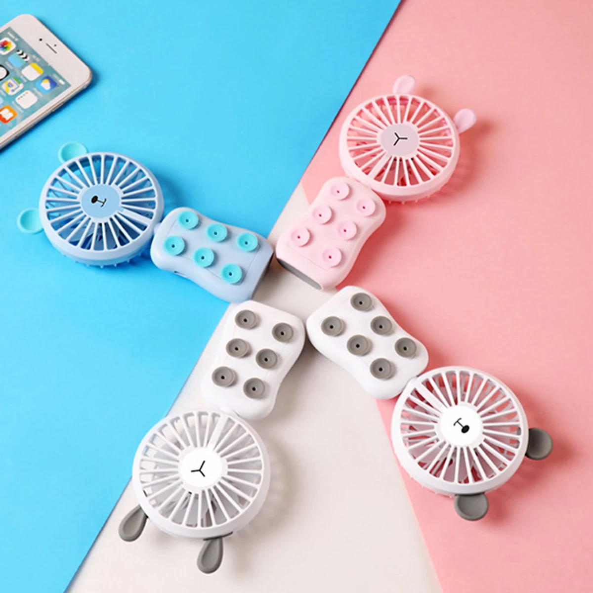 SOONHUA Mini Handheld Fan Portable Desktop USB Rechargeable LED Fan With Phone Holder 2 Speeds For Home Office Outdoors Travel
SOONHUA Mini Handheld Fan Portable Desktop USB Rechargeable LED Fan With Phone Holder 2 Speeds For Home Office Outdoors Travel