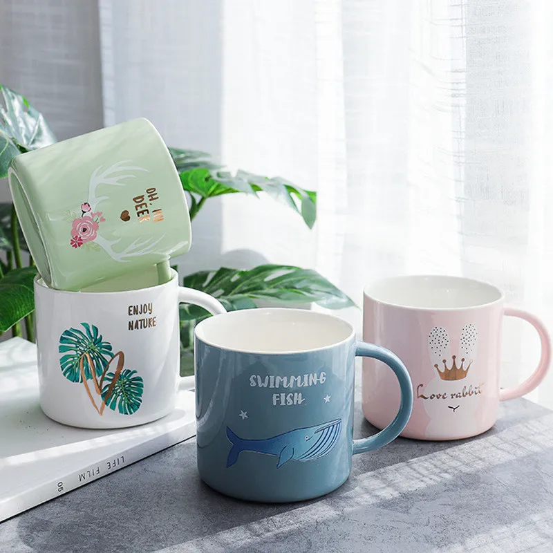 Nordic Creative Ceramic Coffee Mug Tumbler Kids High Quality Cartoon Coffee Cup Breakfast Milk Cup Tea Water Up Drinkware Gift
Nordic Creative Ceramic Coffee Mug Tumbler Kids High Quality Cartoon Coffee Cup Breakfast Milk Cup Tea Water Up Drinkware Gift
