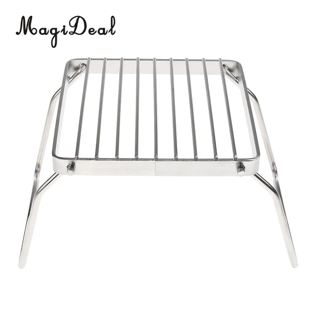 MagiDeal Outdoor Stainless Steel Foldable Stove Stand Rack Camping Pot Bracket Holder for Camping Hiking Travell Car Accessories
MagiDeal Outdoor Stainless Steel Foldable Stove Stand Rack Camping Pot Bracket Holder for Camping Hiking Travell Car Accessories
