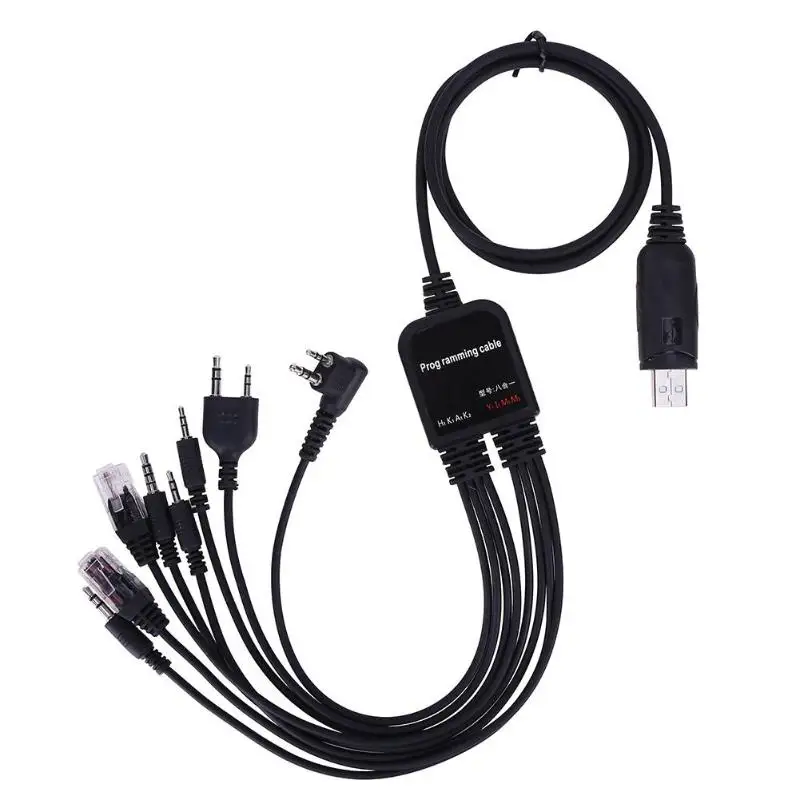 USB кабель для программирования Baofeng Motorola Kenwood TYT QYT 1 3 м/4 26 футов 8 в аксессуары