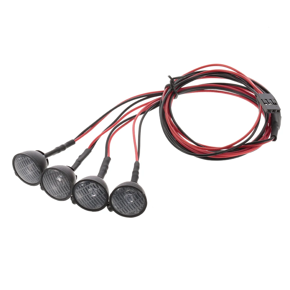 4pcs RC Car Multi-Function Round LED Light with Lampshade for 1:10 RC Crawler Car HSP REDCAT Axial SCX10 Traxxas
4pcs RC Car Multi-Function Round LED Light with Lampshade for 1:10 RC Crawler Car HSP REDCAT Axial SCX10 Traxxas