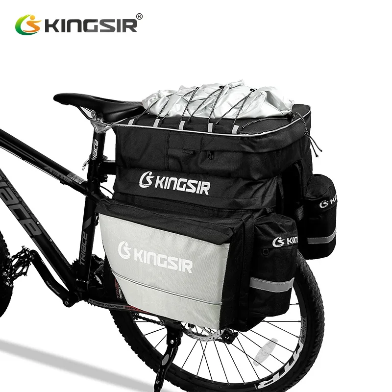 45L Bicycle Rear Rack Luggage Bag Bike Rear Rack Pannier Container Bag with Rainproof Cover Super Large Capacity Cycling Bag
45L Bicycle Rear Rack Luggage Bag Bike Rear Rack Pannier Container Bag with Rainproof Cover Super Large Capacity Cycling Bag
