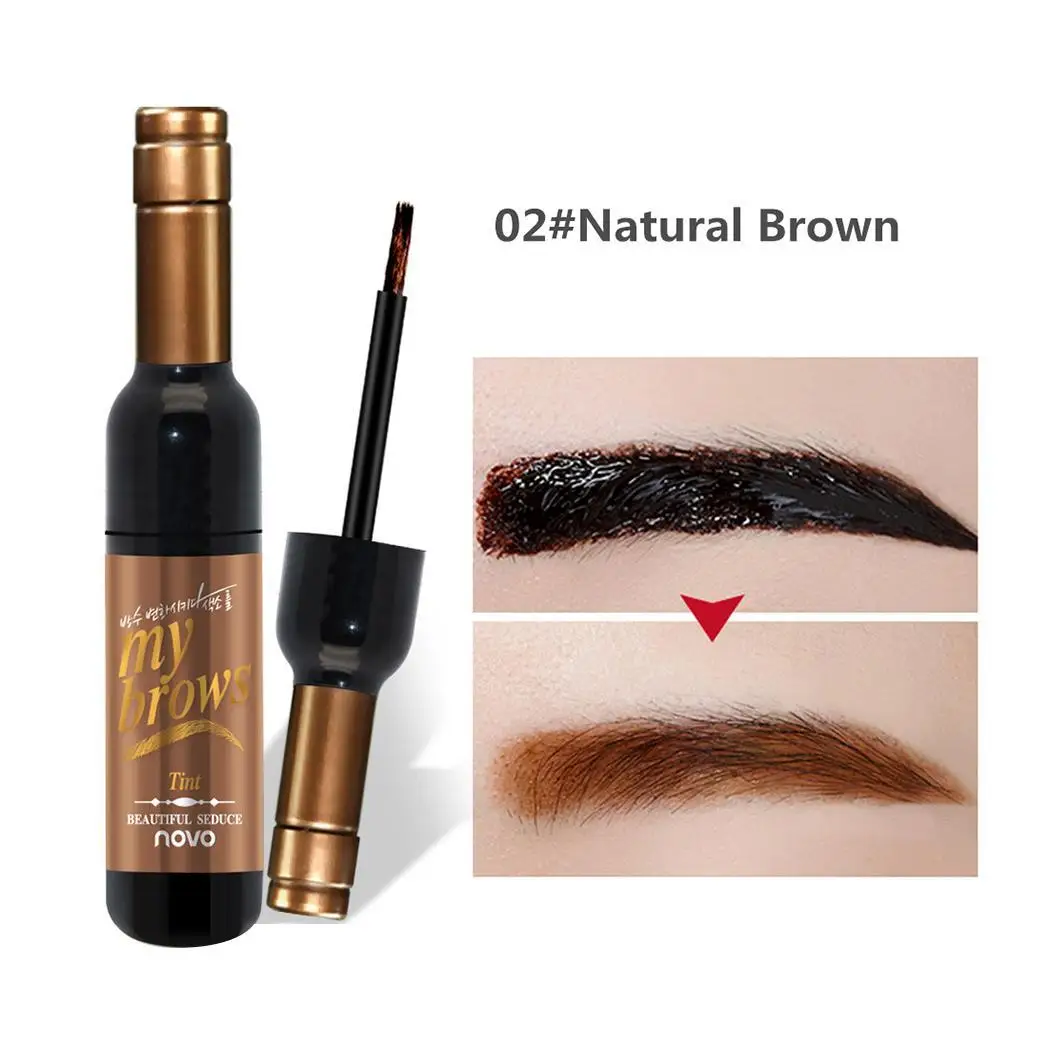 Long Lasting Water Proof Matte Eyebrow 6g Brown Dark Enhancers Waterproof Plastic | Красота и здоровье