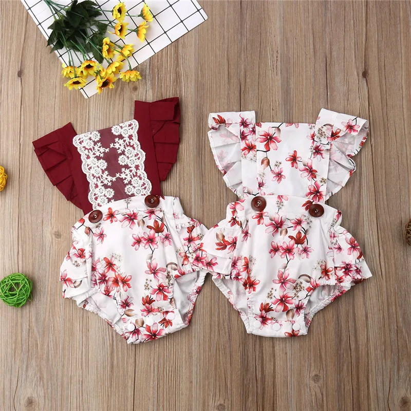 Toddler Baby Girl Princess Lace Romper Short Sleeve Backless Cotton Jumpsuit Sunsuit Summer Newborn Baby Girl Cotton Clothes New
Toddler Baby Girl Princess Lace Romper Short Sleeve Backless Cotton Jumpsuit Sunsuit Summer Newborn Baby Girl Cotton Clothes New