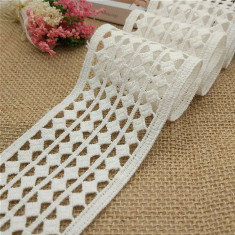 15yards 6.2cm white cotton lace material diy ribbon embroidery lace trims fabric DIY sewing clothing lace material accessories
15yards 6.2cm white cotton lace material diy ribbon embroidery lace trims fabric DIY sewing clothing lace material accessories