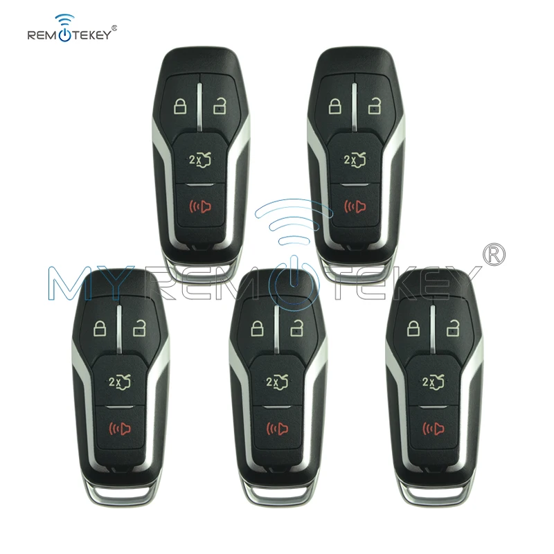 Remtekey 5pcs M3N-A2C31243800 164-R8109 4 button for Ford Fusion Explorer Edge Escape Mustang replacement Smart key case shell
Remtekey 5pcs M3N-A2C31243800 164-R8109 4 button for Ford Fusion Explorer Edge Escape Mustang replacement Smart key case shell