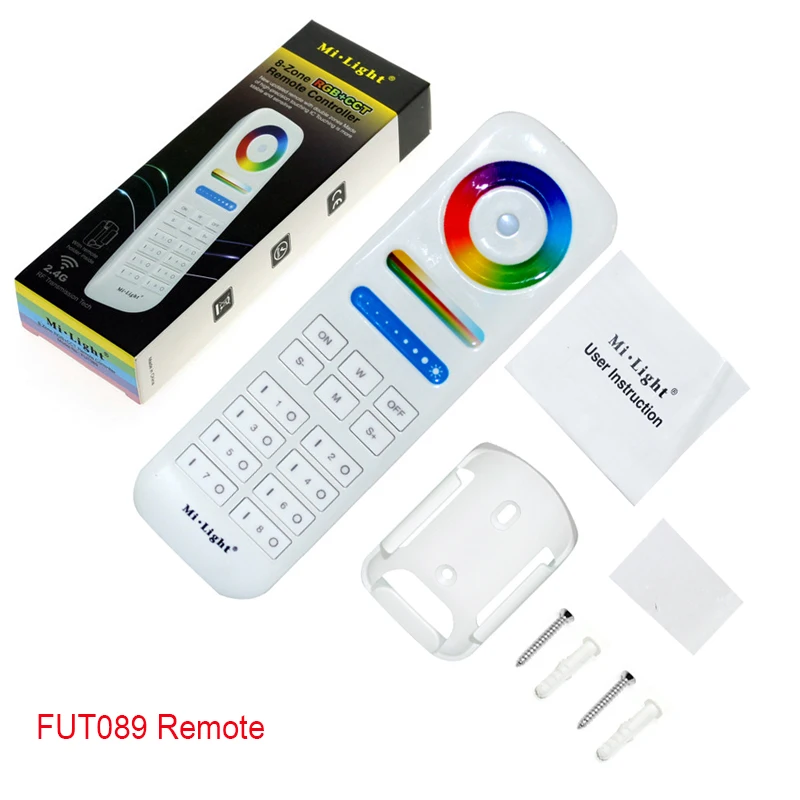 Milight Wireless LS2 5IN1 Smart LED Controller B8 Wall-mounted Touch Panel Control RGB CCT LED Strip 8 Zone RF Remote Controller 
Milight Wireless LS2 5IN1 Smart LED Controller B8 Wall-mounted Touch Panel Control RGB CCT LED Strip 8 Zone RF Remote Controller