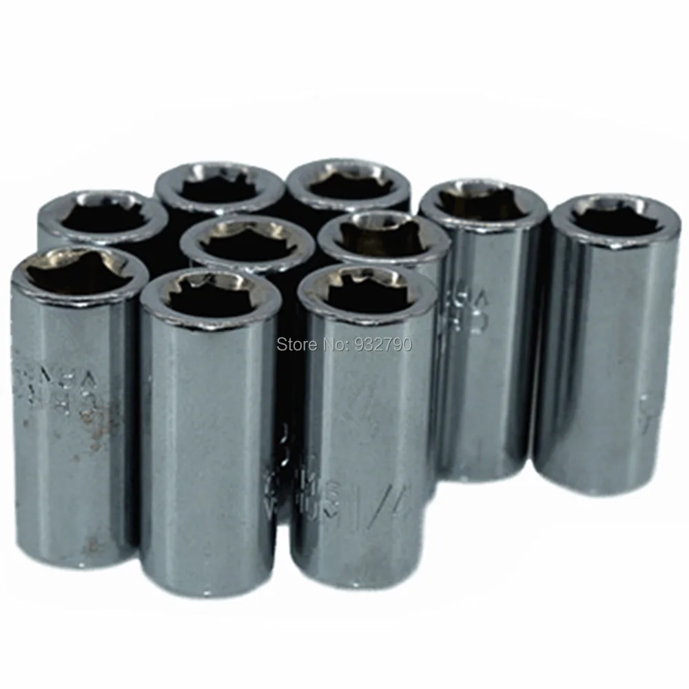 Pack of 10 Bit Adaptor 1/4-inch Square to 1/4-inch Hex Socket Bit Holder 6.3mm to 6.3mm Screwdriver Bits Adapter Holder
Pack of 10 Bit Adaptor 1/4-inch Square to 1/4-inch Hex Socket Bit Holder 6.3mm to 6.3mm Screwdriver Bits Adapter Holder