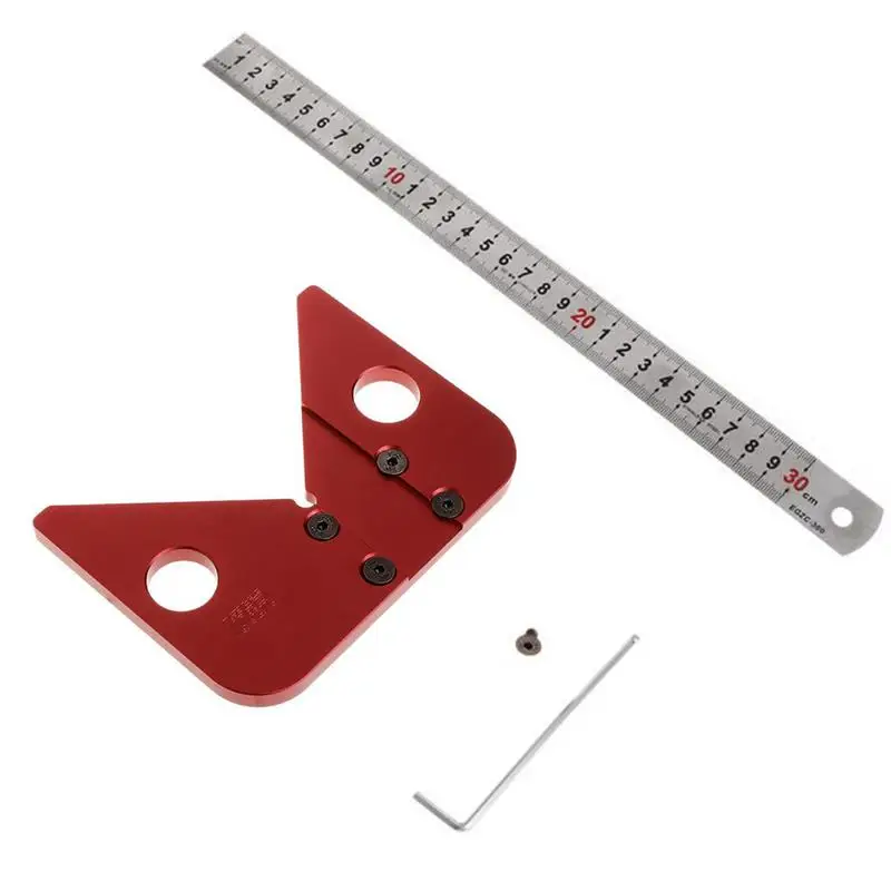 45 Degree Angle Scriber Round Center Line Drawing Ruler Carpenter Layout Gauge Woodworking Tools
45 Degree Angle Scriber Round Center Line Drawing Ruler Carpenter Layout Gauge Woodworking Tools