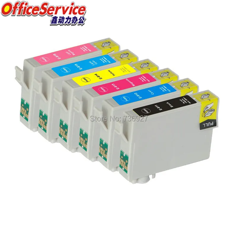 Совместимый чернильный картридж T0811N к T0816N 811n для Epson Stylus Photo TX650/700 W/710 W/800FW/810FW Artisan 635/725/730 принтер
Совместимый чернильный картридж T0811N к T0816N 811n для Epson Stylus Photo TX650/700 W/710 W/800FW/810FW Artisan 635/725/730 принтер