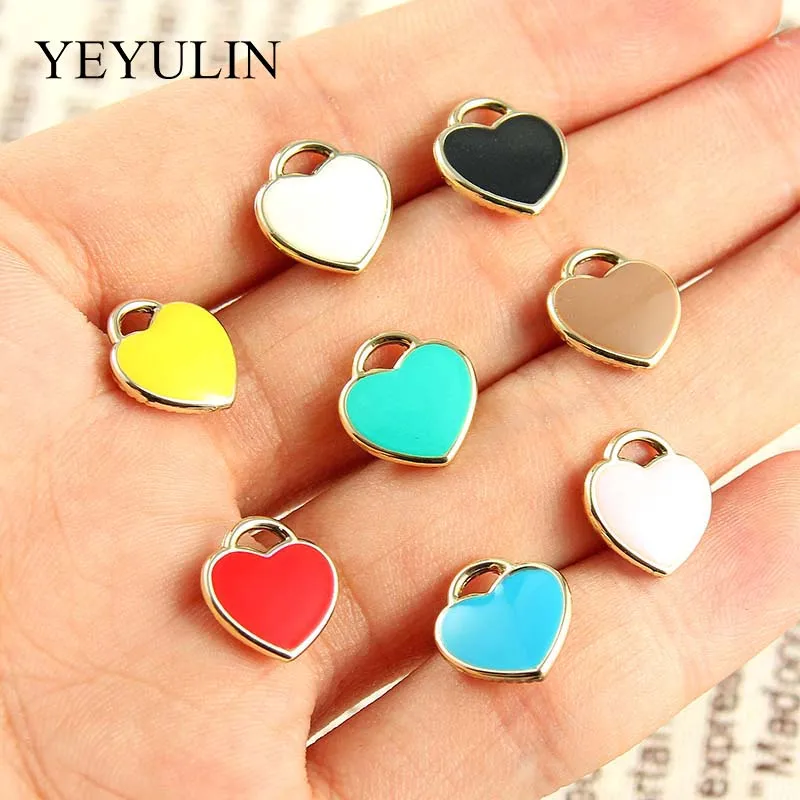 10 Pcs White Yellow Colorful Love Pendant Alloy Enamel Bracelet Charm For Handmade Dangle Necklace Fashion Jewelry Findings
10 Pcs White Yellow Colorful Love Pendant Alloy Enamel Bracelet Charm For Handmade Dangle Necklace Fashion Jewelry Findings
