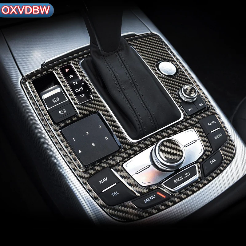 Car Accessories carbon fibre Gear Panel Shift Auto Sticker Decor For Audi A6 C7 interior trim 2011-2018 LHD RHD Car Styling
Car Accessories carbon fibre Gear Panel Shift Auto Sticker Decor For Audi A6 C7 interior trim 2011-2018 LHD RHD Car Styling