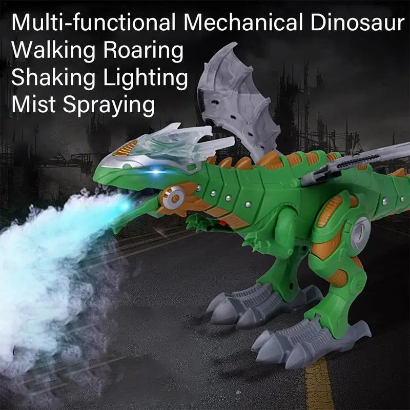 Electric Interactive Dinosaurs Toys Electronics Robot Spray Walking Dinosaur Children Kids Gift Drop Ship
Electric Interactive Dinosaurs Toys Electronics Robot Spray Walking Dinosaur Children Kids Gift Drop Ship