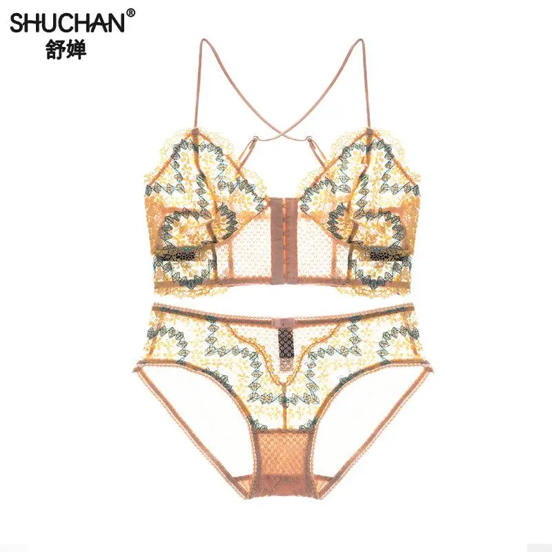 SHUCHAN Newest Selling Europe French High-end Brandnew Lace Sexy Lingerie Lace Underwear Women Sexy Bra Set Three Color Brasl015
SHUCHAN Newest Selling Europe French High-end Brandnew Lace Sexy Lingerie Lace Underwear Women Sexy Bra Set Three Color Brasl015