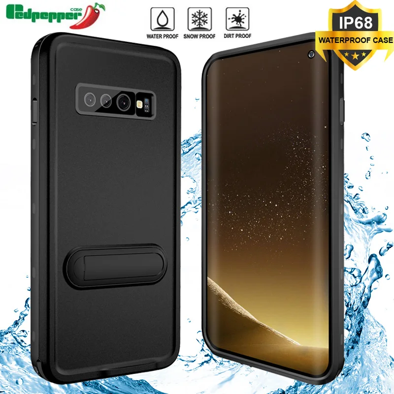 Водонепроницаемый чехол Redpepper IP68 для Samsung Galaxy S 10 S10 Plus грязезащитный ударопрочный