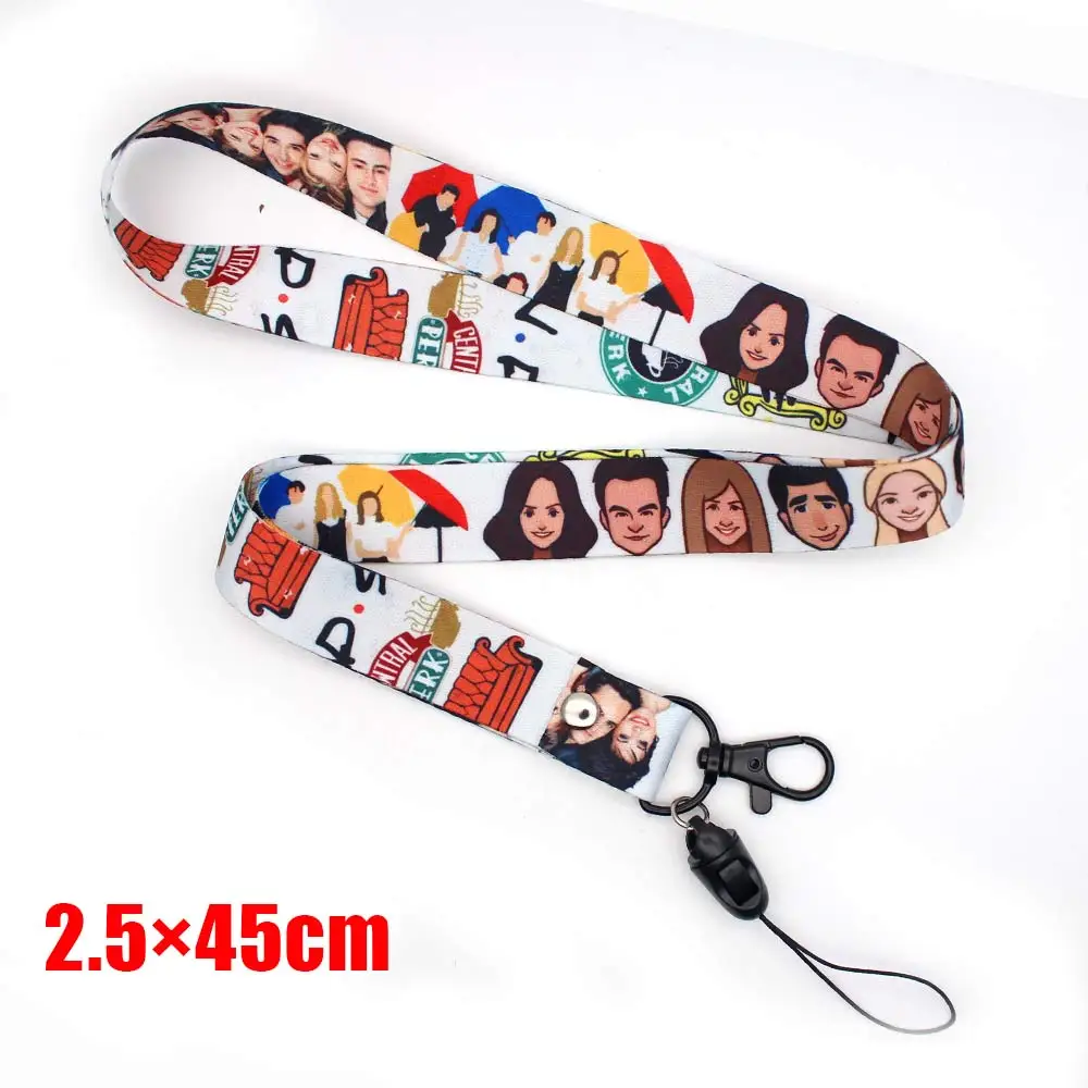 Ремешки на шею для мобильного телефона Friends брелока пропуска USB бейдж держатель