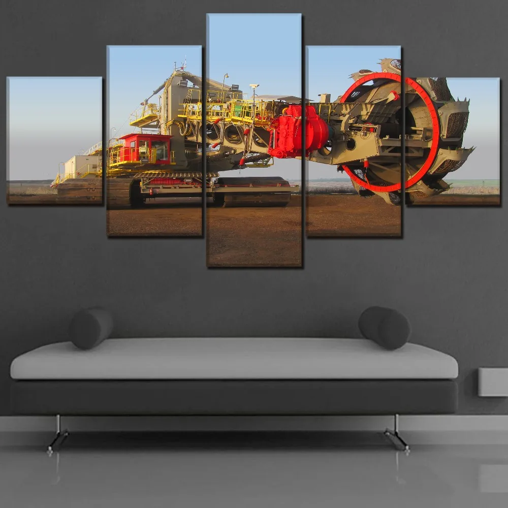 5 Panel Vehicles Bucket Wheel Excavator Poster Top-Rated Canvas HD Print Modular Picture Wall Art Home Decorative Framework
5 Panel Vehicles Bucket Wheel Excavator Poster Top-Rated Canvas HD Print Modular Picture Wall Art Home Decorative Framework