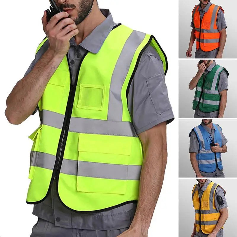 Motocycle Reflective Vest Multiple Pockets Traffic Safety Facilities Protective Clothing Waistcoat For Outdoor Night Riding
Motocycle Reflective Vest Multiple Pockets Traffic Safety Facilities Protective Clothing Waistcoat For Outdoor Night Riding