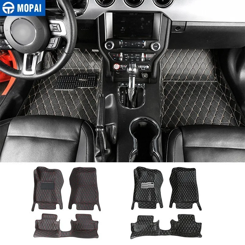 MOPAI Floor Mats for Ford Mustang Car Carpet Mats Waterproof Anti-dirty Foot Mats Pad for Ford Mustang 2015-2017 Car Accessories
MOPAI Floor Mats for Ford Mustang Car Carpet Mats Waterproof Anti-dirty Foot Mats Pad for Ford Mustang 2015-2017 Car Accessories