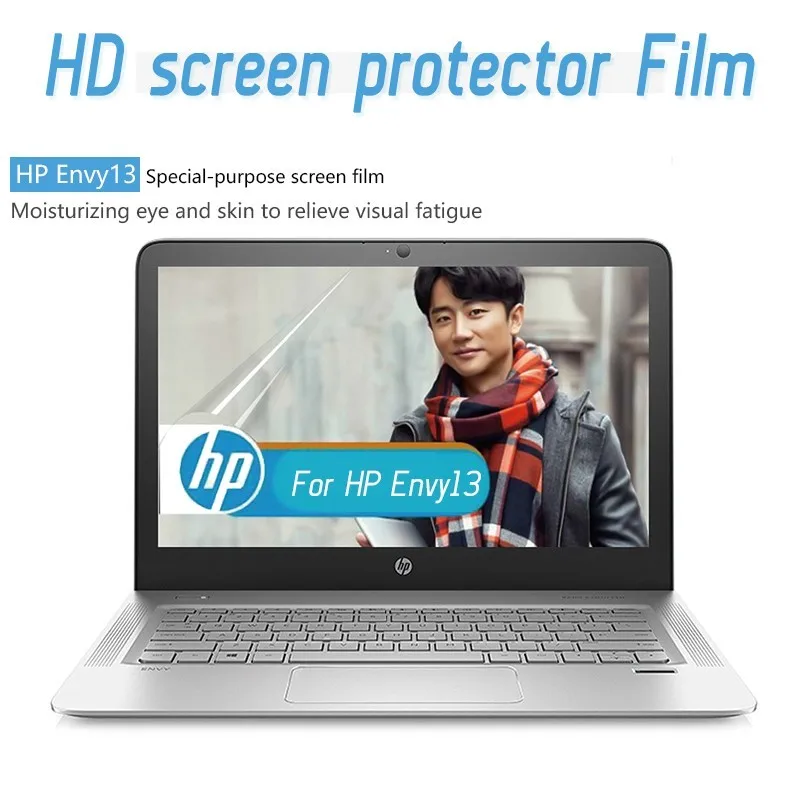 Фото HD Защитная плёнка для экрана ноутбука пленка HP Envy 13 высокопрозрачная мембрана
