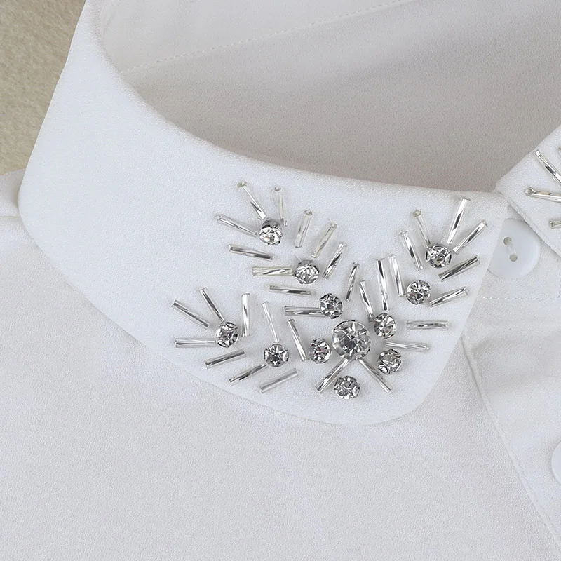 New Dickie Dickie Woman Decoration False Shirt Lead Flowers Plants Fake Collar Necklaces Blouse Women
New Dickie Dickie Woman Decoration False Shirt Lead Flowers Plants Fake Collar Necklaces Blouse Women