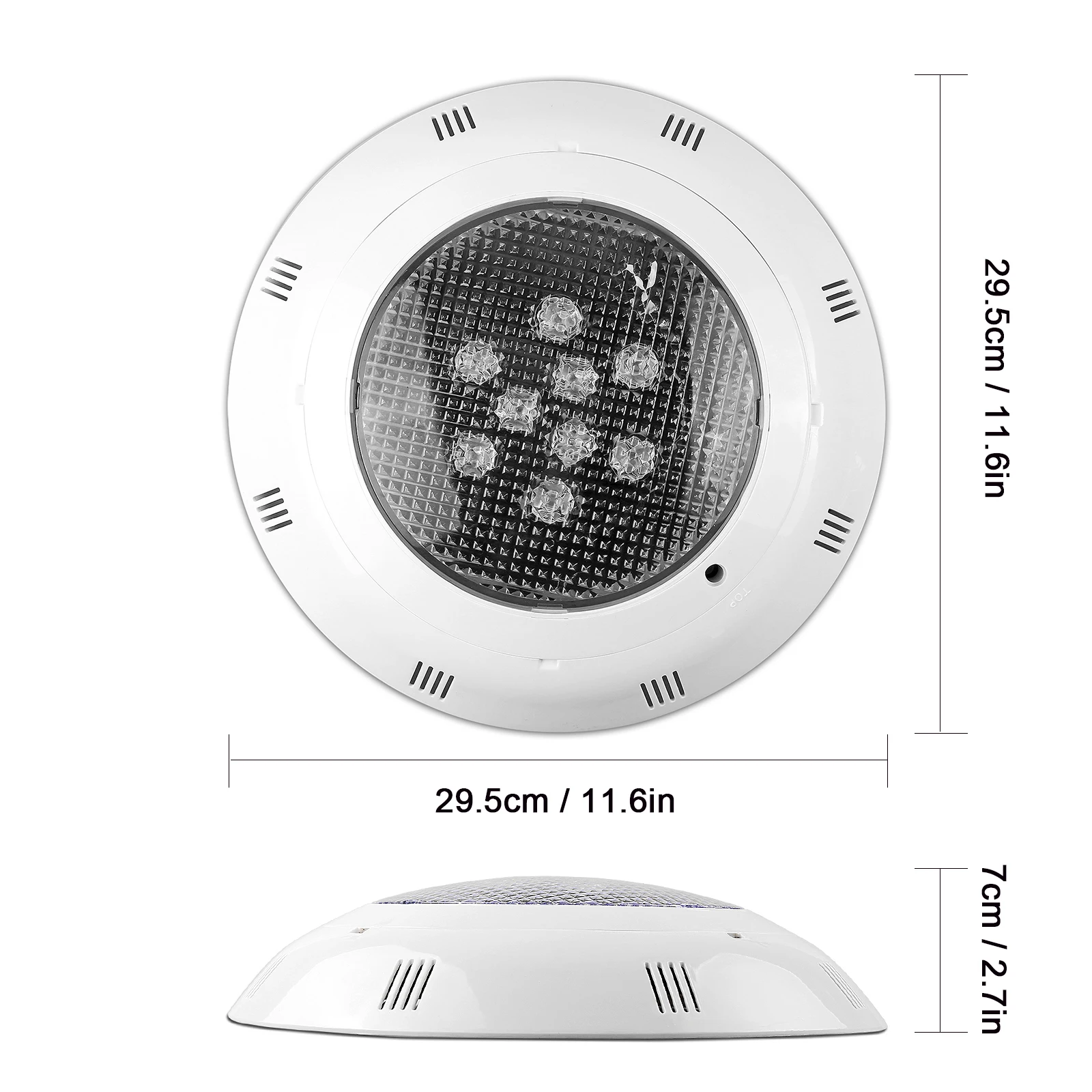 9W RGB LED Swimming Pool Underwater Light Fountain Spotlight Lamp with Remote Control AC 12V | Лампы и освещение