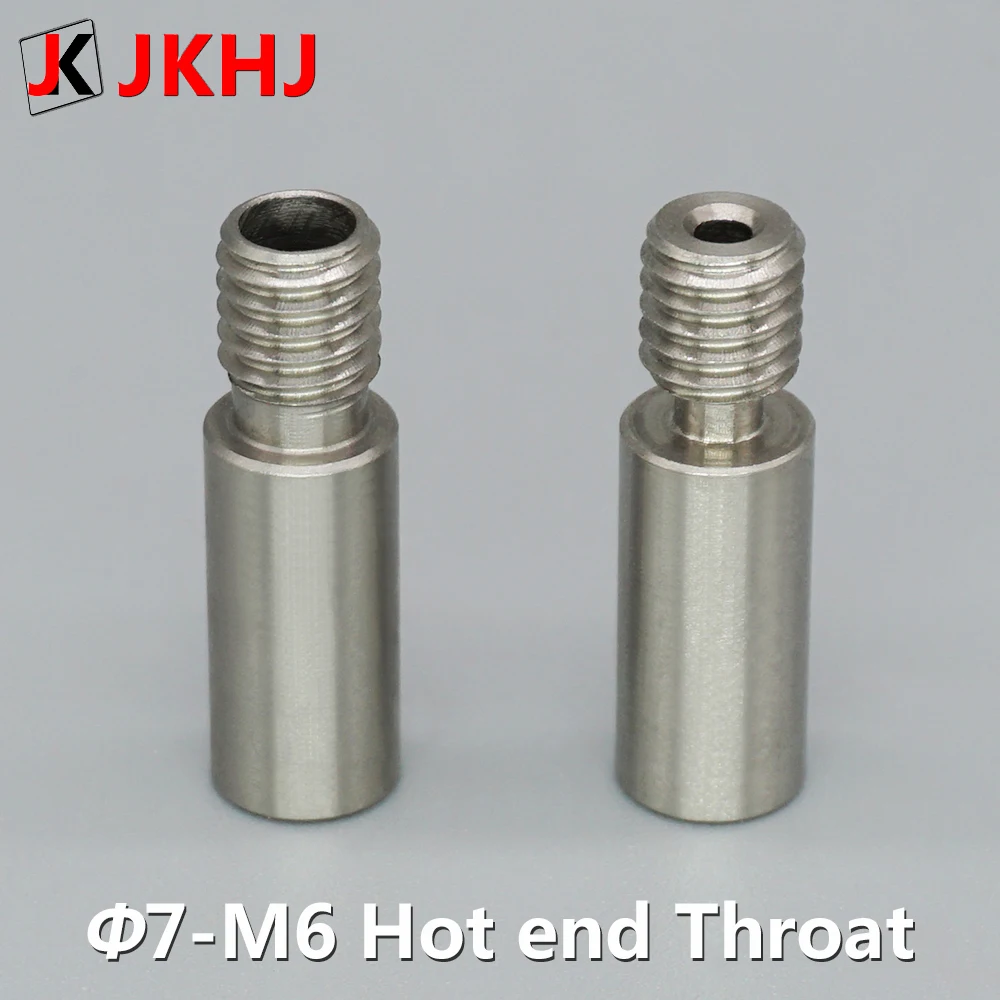 3D Printer Parts 2 in 1 out hot end 7mm Stainless Steel throat Straight Through Version/High Temperature Version 1.75mm filament
3D Printer Parts 2 in 1 out hot end 7mm Stainless Steel throat Straight Through Version/High Temperature Version 1.75mm filament