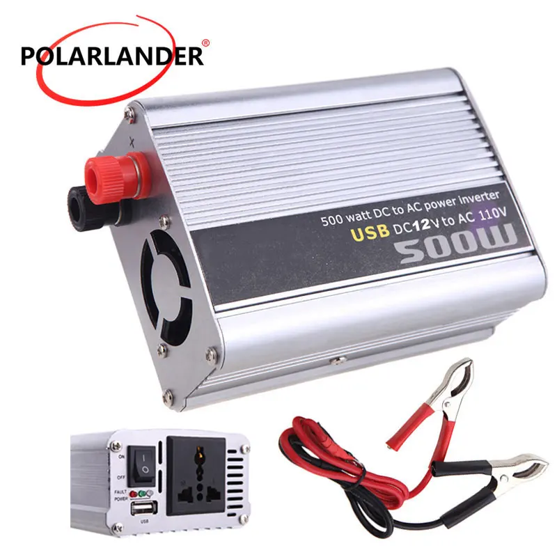 12V to 110V/ Sine Wave with USB Modified Car inverter 12V to 220V/ 24V to 220V/ Power Inverter 24V to 110V/ 500W
12V to 110V/ Sine Wave with USB Modified Car inverter 12V to 220V/ 24V to 220V/ Power Inverter 24V to 110V/ 500W