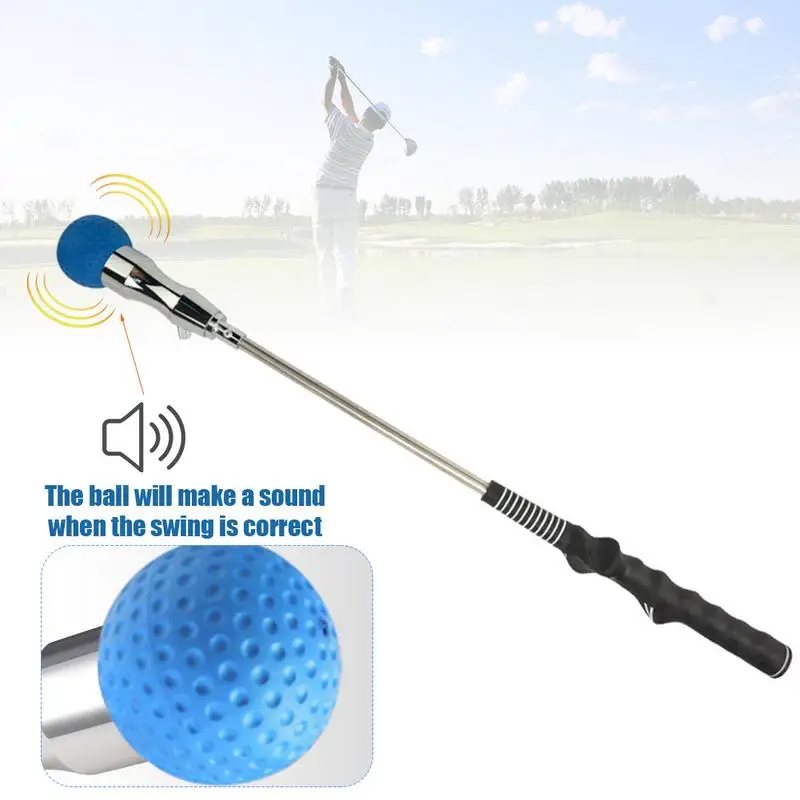 New Golf Swing Trainer with Vocal Ball Head Golf Training Aid Correction for Strength and Tempo Training Golf Club Equipment
New Golf Swing Trainer with Vocal Ball Head Golf Training Aid Correction for Strength and Tempo Training Golf Club Equipment